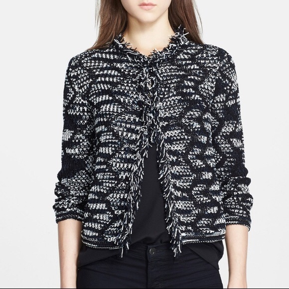 NWT Missoni Fringe Crochet Jacket 40